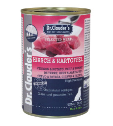 Вологий корм Dr.Clauder’s Selected Meat Venison & Potato з олениною та картоплею 400 г 
