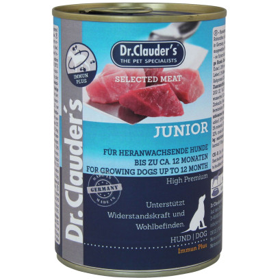 Вологий корм Dr.Clauder’s Selected Meat Junior для цуценят 400 г