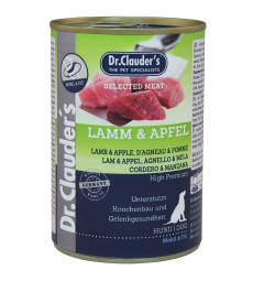 Вологий корм для собак Dr.Clauder's Selected Meat Lamb & Apple з ягням та яблуком 400 г