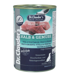 Вологий корм для собак Dr.Clauder's Selected Meat Veal & Vegetables з телятиною та овочами 400 г