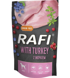 Вологий корм для собак Dolina Noteci Rafi з індичкою 500 г