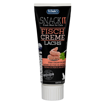 Крем-снек з Лососем для котів Dr.Clauder's Snack IT Fish Cream Salmon for cats 75 г
