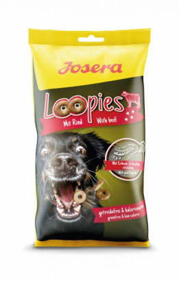 Ласощі для собак Josera Loopies Rind з телятиною 150 г