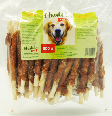 Ласощі для собак Качка на паличці Healthy snack NS-107, 500 г