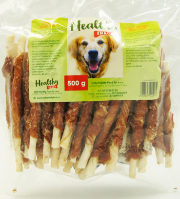 Ласощі для собак Качка на паличці Healthy snack NS-107, 500 г
