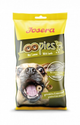 Ласощі для собак Josera Loopies Lamm з ягнятиною 150 г