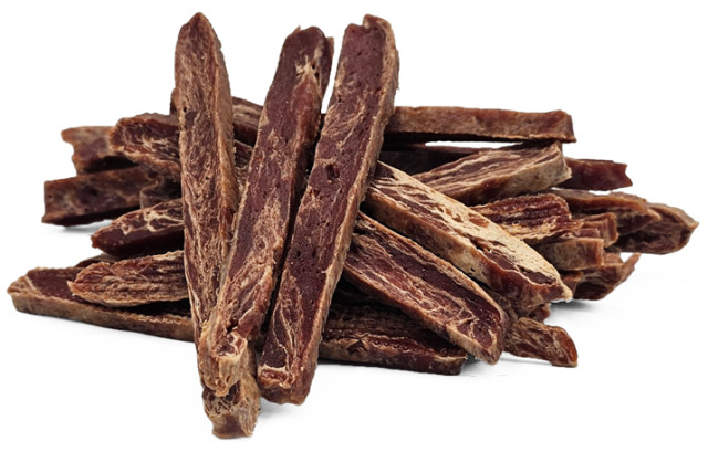 Ласощі для собак Стріпси з качки мармурові Healthy snack SM-004, 500 г