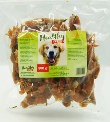 Ласощі для собак Піщана риба з куркою Healthy snack NS-110, 500 г
