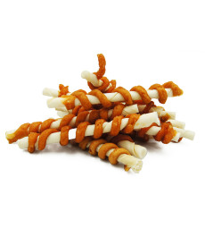 Ласощі для собак Яловича шкіра з куркою Healthy snack NS-126, 500 г