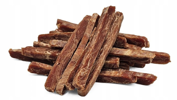 Ласощі для собак Стріпси з яловичини мармурові Healthy snack SM-012, 500 г