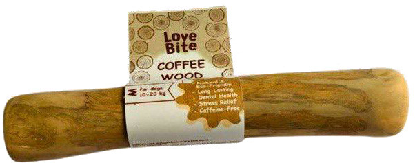 Палочка з кавового дерева для жування Love Bite Coffee Wood Stick, розмір M, для собак 10-20 кг