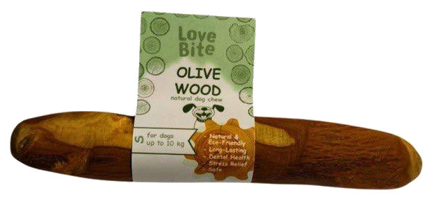 Палочка з оливкового дерева для жування Love Bite Olive Wood Stick, розмір S, для собак до 10 кг
