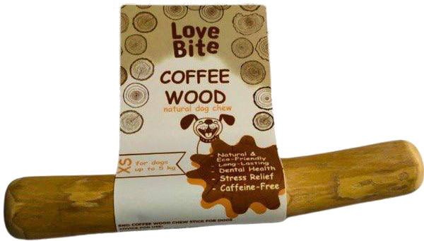 Палочка з кавового дерева для жування Love Bite Coffee Wood Stick, розмір XS, для собак до 5 кг