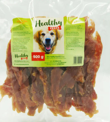 Ласощі для собак Стріпси з качки м'які Healthy snack NS-112, 500 г