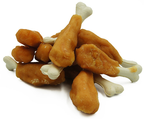 Ласощі для собак Куряча гомілка з кальційованою кісткою Healthy snack NS-119, 500 г