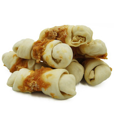 Ласощі для собак Кістка в'язана з куркою Healthy snack NS-121, 500 г
