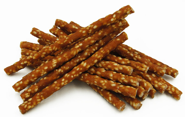 Ласощі для собак Рисові палички з ягням Healthy snack NS-229, 500 г