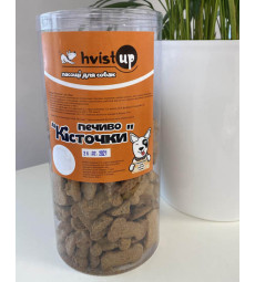 Печиво HvistUp ХвістАп для собак у формі кісточок зі смаком курки 800 г