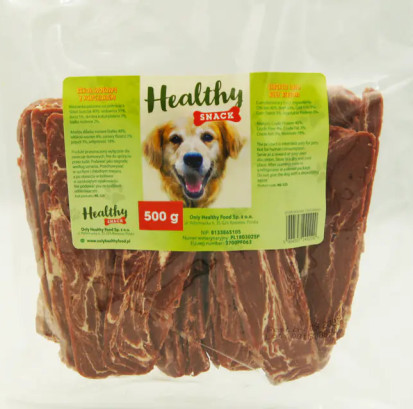 Ласощі для собак Яловичий бекон з куркою Healthy snack NS-123, 500 г