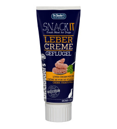 Крем-снек з Печінкою та Домашньою птицею для собак Dr.Clauder's Snack IT Liver Cream Poultry for dogs 75 г
