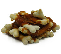 Ласощі для собак Кістка кальційована з куркою Healthy snack NS-104, 500 г