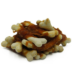 Ласощі для собак Кістка кальційована з куркою Healthy snack NS-104, 500 г