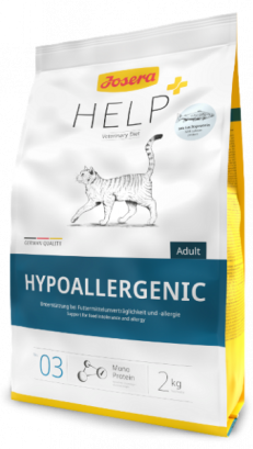 Сухий корм для котів Josera Help Hypoallergenic Cat при непереносимості корму та алергії 2 кг