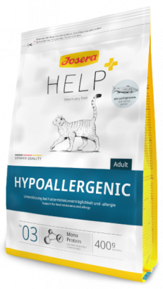 Сухий корм для котів Josera Help Hypoallergenic Cat при непереносимості корму та алергії 400 г
