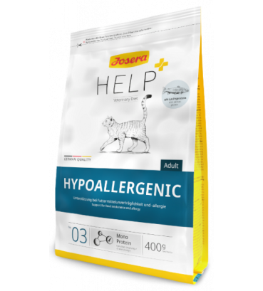 Сухий корм для котів Josera Help Hypoallergenic Cat при непереносимості корму та алергії 400 г