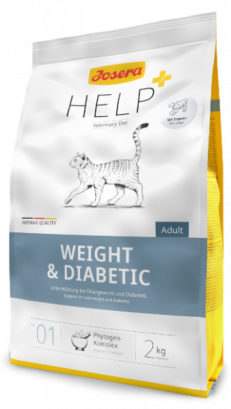 Сухий корм для котів Josera Help Weight & Diabetic Cat при надмірній вазі та діабеті 2 кг