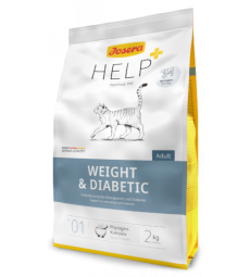 Сухий корм для котів Josera Help Weight & Diabetic Cat при надмірній вазі та діабеті 2 кг