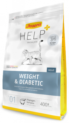 Сухий корм для котів Josera Help Weight & Diabetic Cat при надмірній вазі та діабеті 400 г