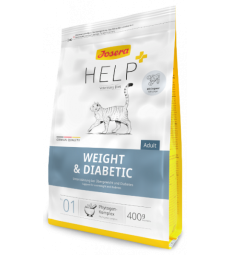 Сухий корм для котів Josera Help Weight & Diabetic Cat при надмірній вазі та діабеті 400 г