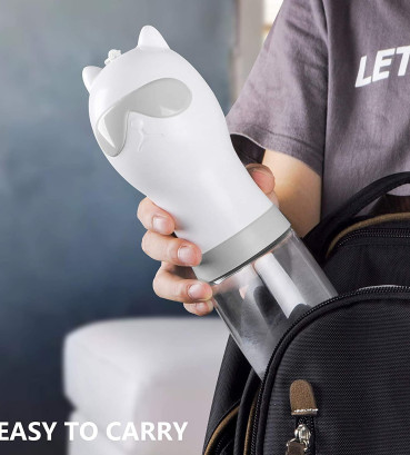Пляшка Fida Travel Cup для напування тварин 330 мл сіра
