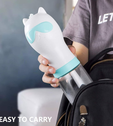 Пляшка Fida Travel Cup для напування тварин 330 мл блакитна