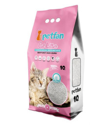 Наповнювач для котячого туалету PETFAN BABY POWDER Бентонітовий із запахом дитячої пудри 10 л
