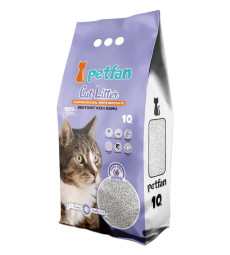 Наповнювач для котячого туалету PETFAN LAVENDER Бентонітовий із ароматом лаванди 10 л