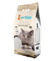 Наповнювач для котячого туалету PETFAN NATURAL Бентонітовий натуральний без запаху 10 л