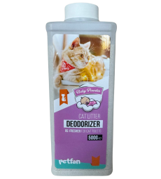 Дезодоратор Petfan для котячого туалету з ароматом дитячої пудри, 500 г