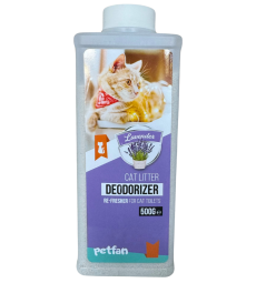 Дезодоратор Petfan для котячого туалету з ароматом лаванди, 500 г