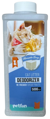 Дезодоратор Petfan для котячого туалету з ароматом марсельського мила, 500 г