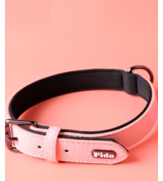 Ошийник для собак Fida Collar leash S 23-30 см рожевий