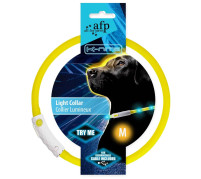 Нашийник для собак що світиться, Light Collar AFP 3306, розмір M, 16.5 см