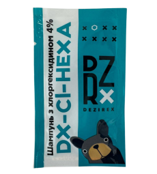 Шампунь лікувальний з хлоргексидином Dezirex Cl-HEXA Shampoo 15мл