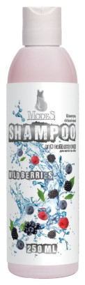 Шампунь ModeS Shampoo Wildberries для собак та кішок з ароматом Лісових ягід 250 мл