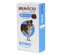 Жувальна таблетка Bravecto (Бравекто) від бліх і кліщів для собак 20 - 40 кг