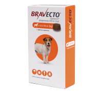 Жувальна таблетка Bravecto (Бравекто) від бліх і кліщів для собак 4.5-10 кг