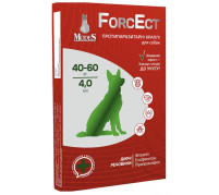Краплі Modes ForcEct протипаразитарні для собак вагою 40-60 кг, 4 мл, ціна за 3 піпетки