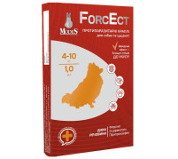 Краплі Modes ForcEct протипаразитарні для собак вагою 4-10 кг, 1 мл, ціна за 3 піпетки