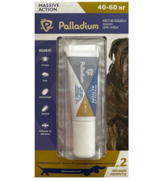 Краплі на холку проти бліх і кліщів Palladium Massive Action для собак вагою 40-60 кг 8 мл